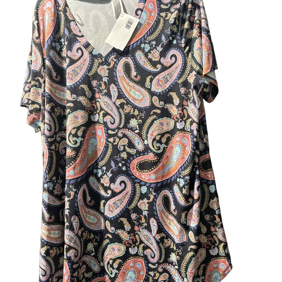 Honeyme Pink and White Relaxed Blouse - Picture 1 of 2